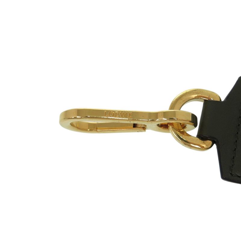 Loewe Puzzle Leather Olive Green Shoulder Strap 0923 Loewe