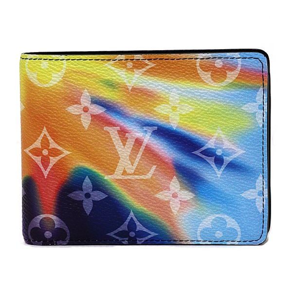 Louis Vuitton Portefeuille Multiple Bifold Wallet Monogram Sunset Multicolor