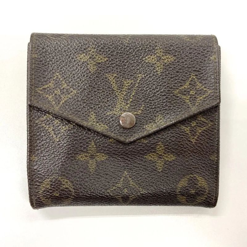 Louis Vuitton Monogram Porte Monet Bier Carte Cles Di Trifold Wallet W Hook
