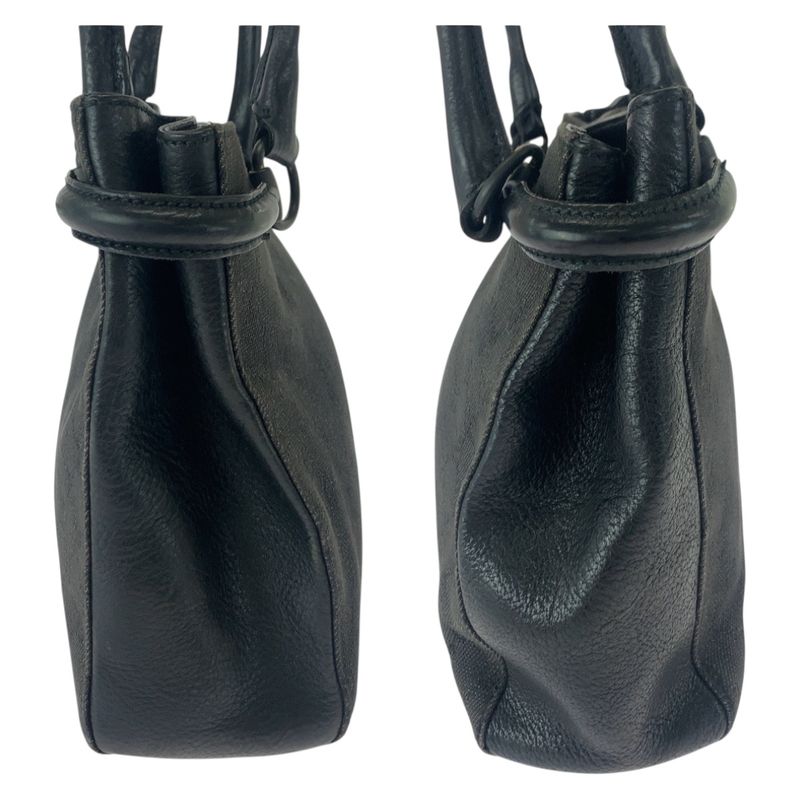 Gucci Black Hardware GG Canvas 101971 Tote Bag Shoulder Bag Women 505312