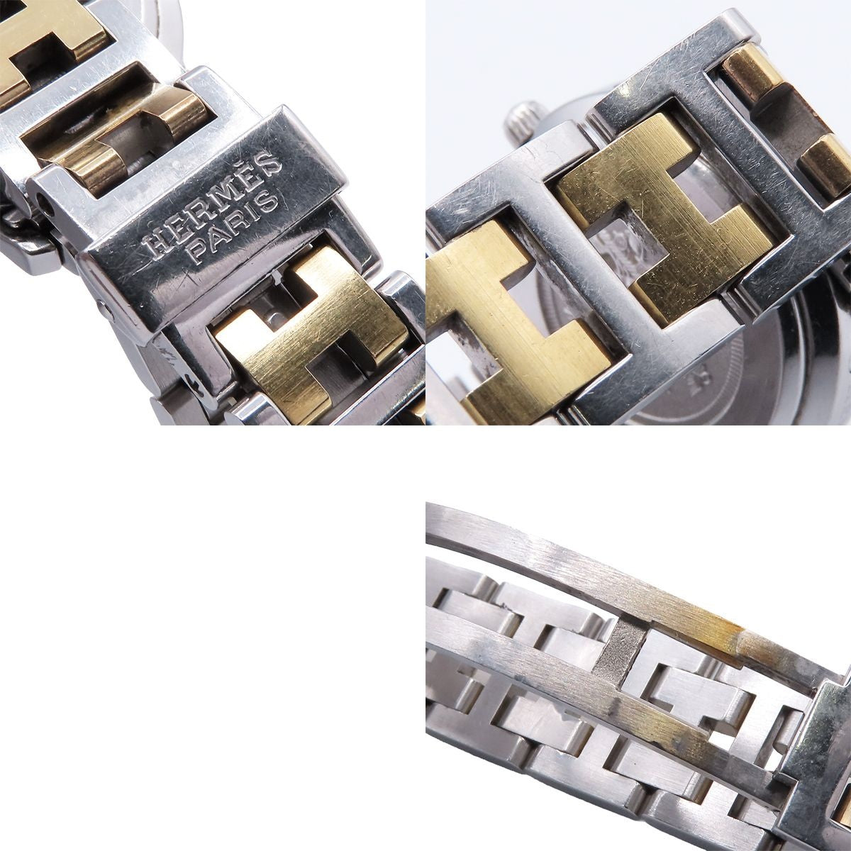Hermes Clipper CL 4.220 White Stainless Steel Watch Quartz — view 8