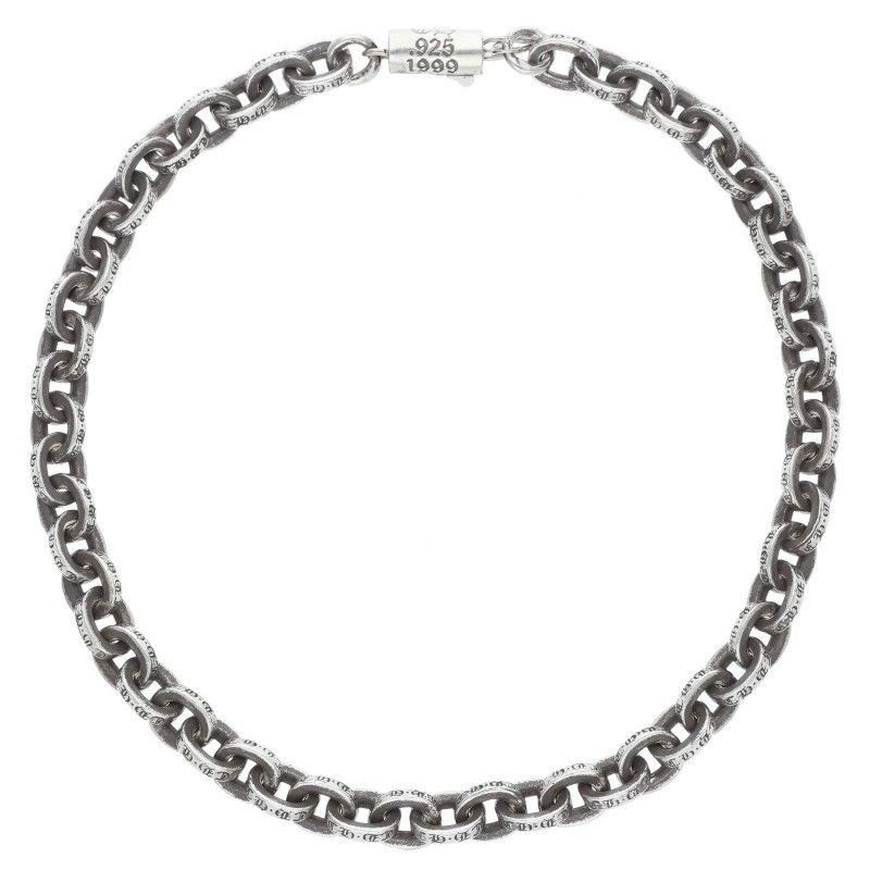 Chrome Hearts Paper Chain Silver Bracelet