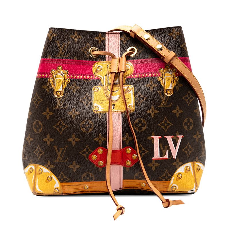 Louis Vuitton Monogram Neo-noé Summer Trunk M40649 Brown Multicolor PVC Leather