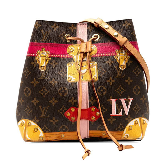 Louis Vuitton Monogram Neo-noé Summer Trunk M40649 Brown Multicolor PVC Leather