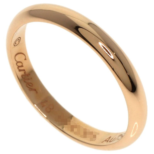 Cartier Classic Wedding #48 Ring - 18K Pink Gold Ladies