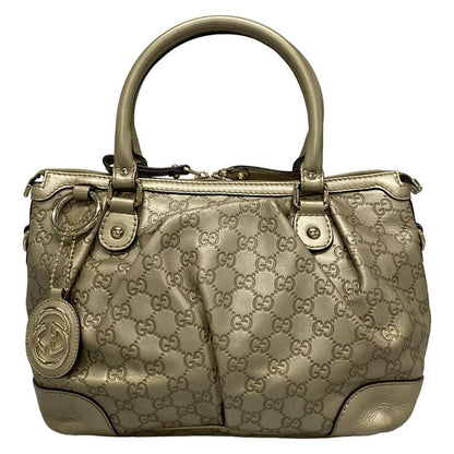 Gucci Handbag Sookie/shima Line 247902 Gold Leather