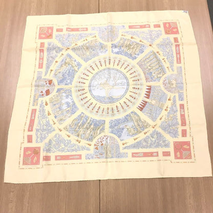 Hermes Carre 90 Scarf Silk Polyfill Dream Shawl