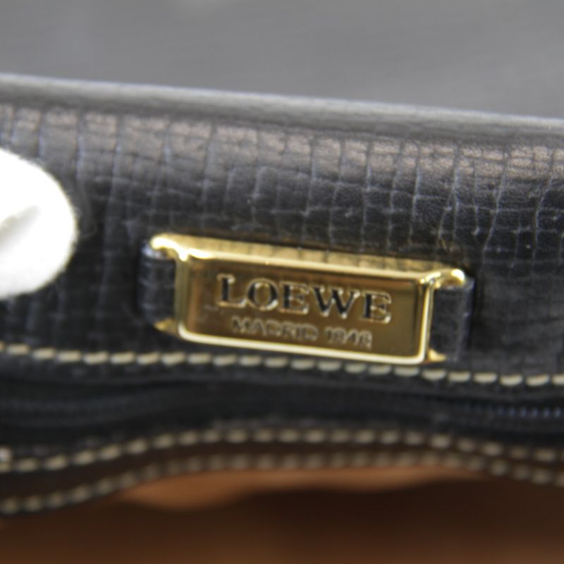 Loewe Shoulder Bag Leather Black