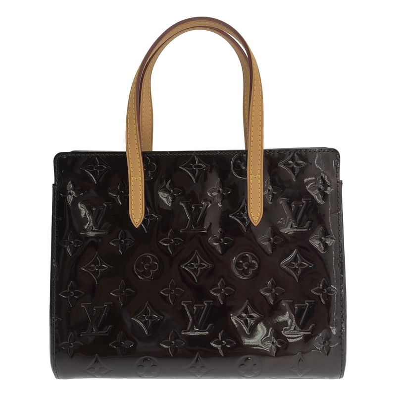 Louis Vuitton Catarina BB Patent Leather Tote Bag - Brown - Women