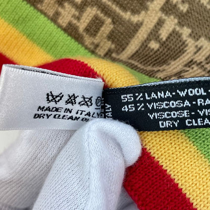 Christian DIOR Wool Scarf Trotter Blawan