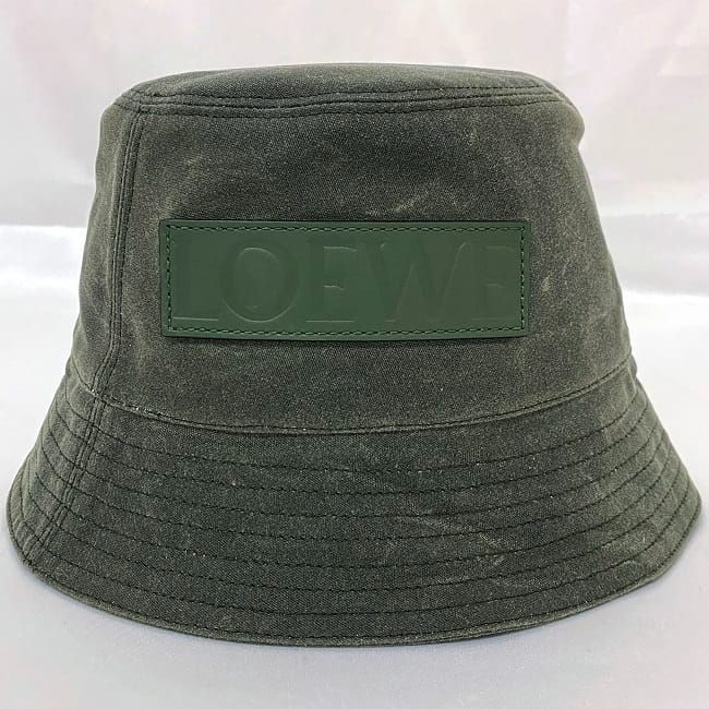 Loewe Bucket Hat Ec22062 Khaki Green
