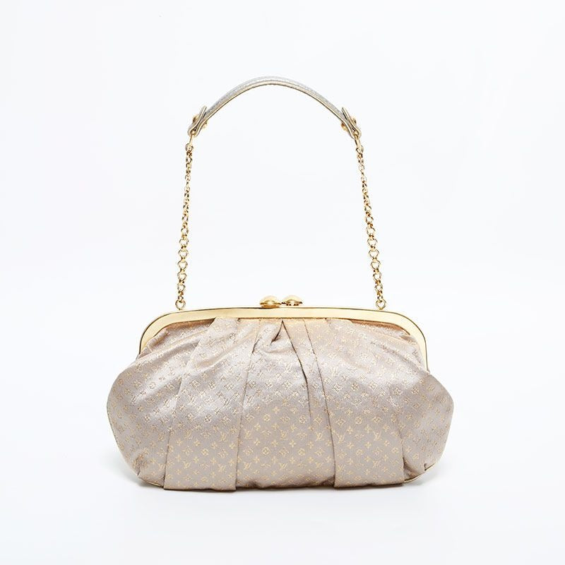 Louis Vuitton Handbag Satin Monogram Omonier