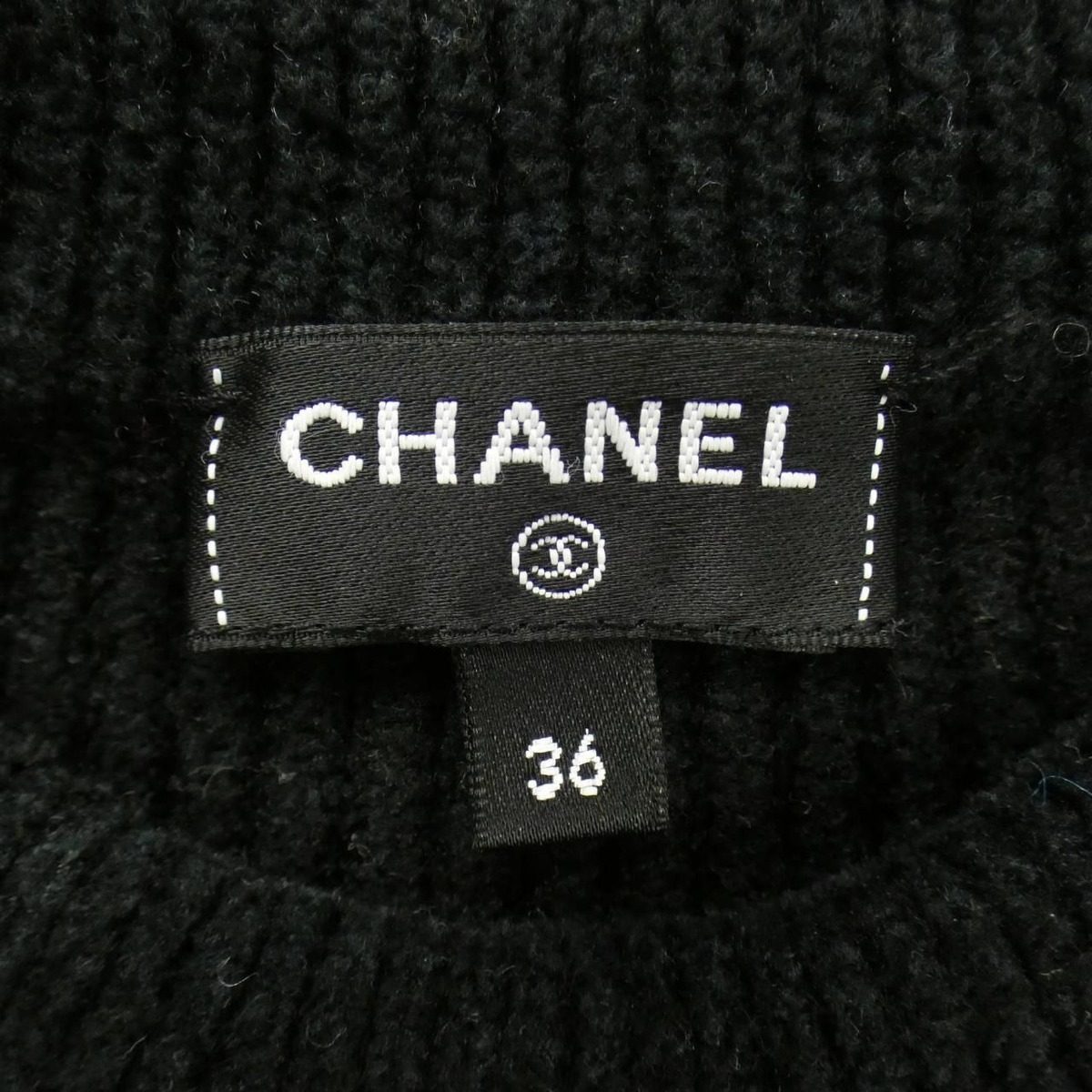 Chanel Knit Top Black — view 5