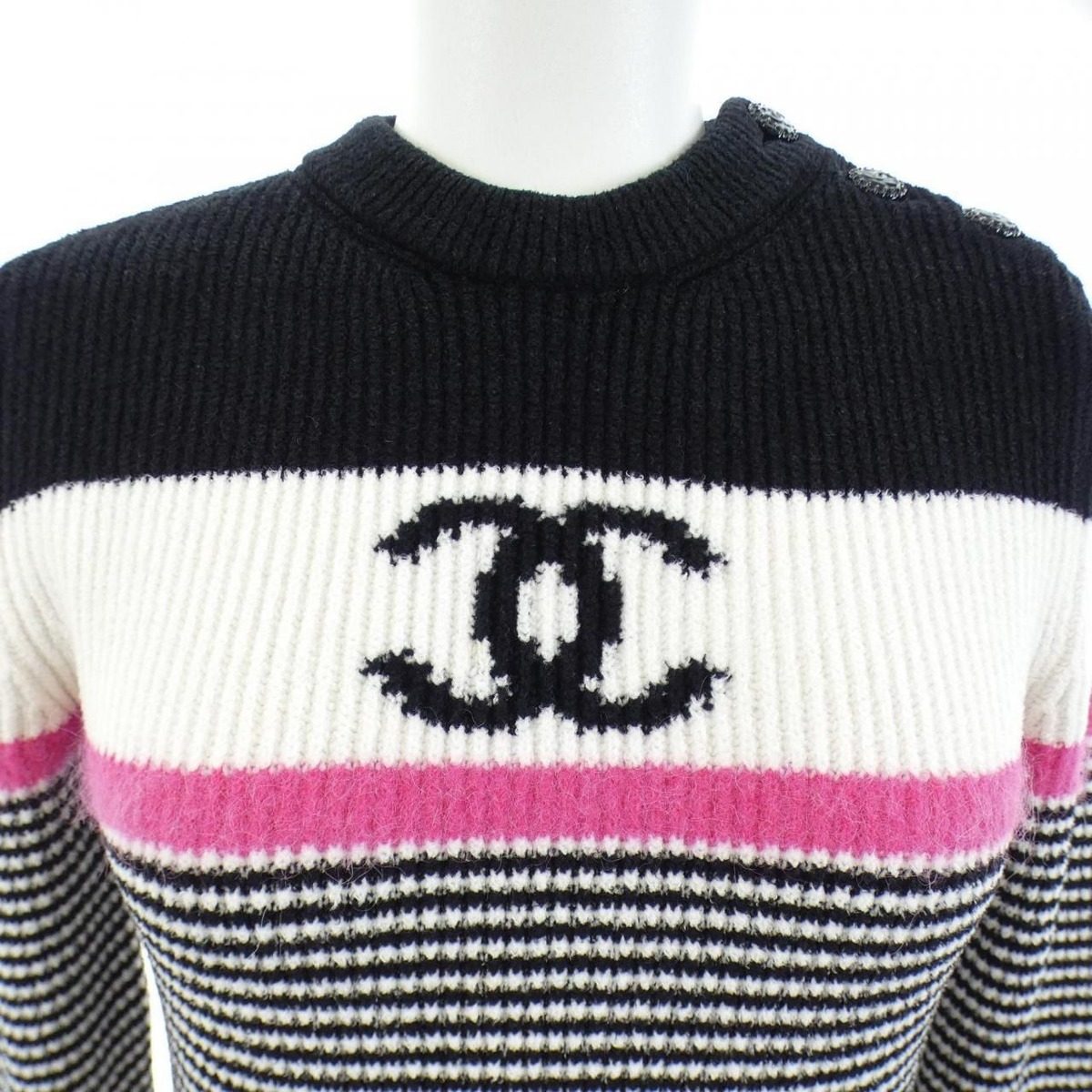Chanel Knit Top Black — view 6