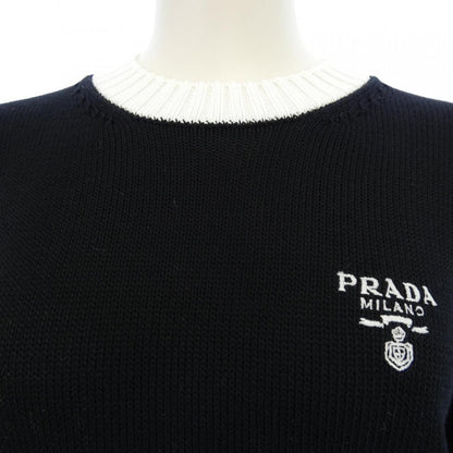 Prada Cotton Crew Neck Sweater Knit — view 5