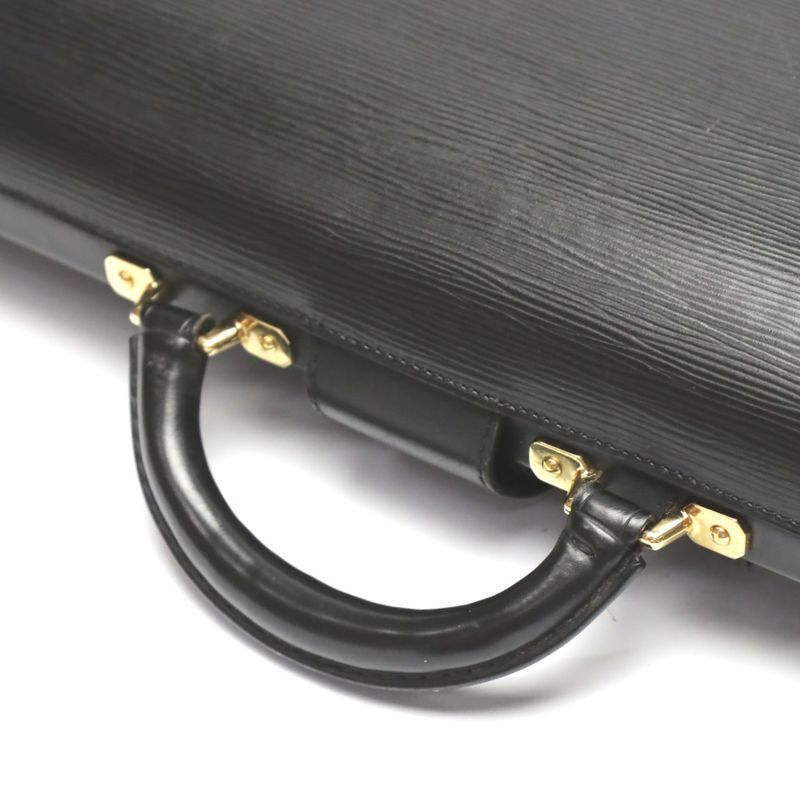 Louis Vuitton M54352 Epi Briefcase Fermoir Business Bag Louis Vuitton Black