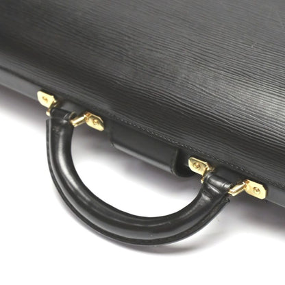 Louis Vuitton M54352 Epi Briefcase Fermoir Business Bag Louis Vuitton Black