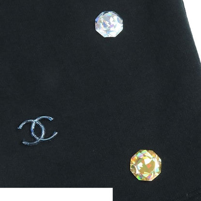 Chanel Jumpsuit Black Multicolor Gold Cotton CC Logo 38 — view 5