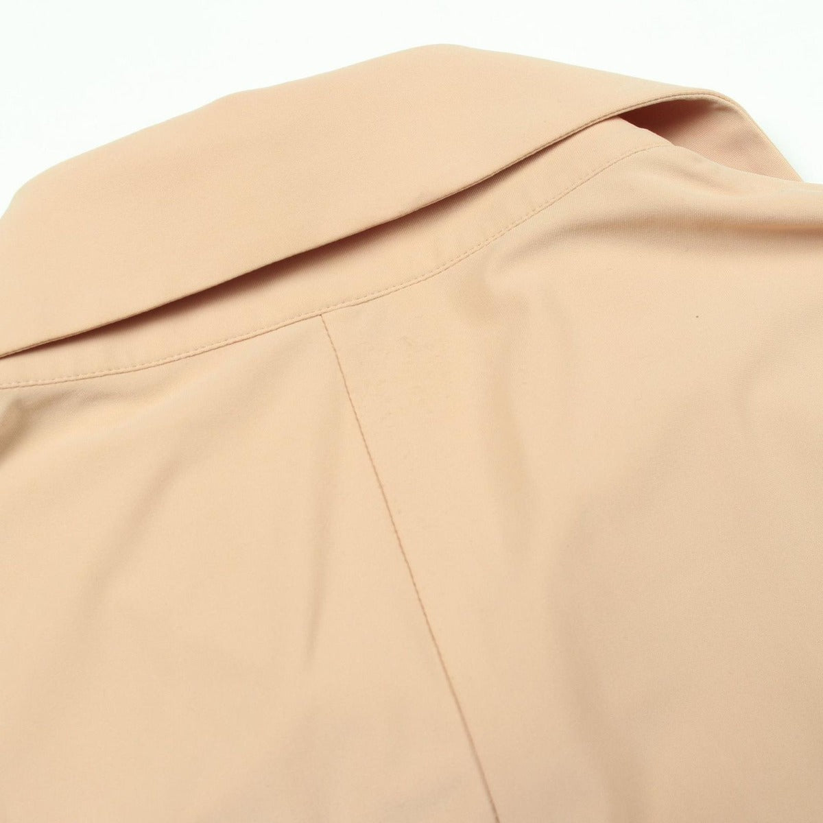 Fendi Blouse FF Letter Ring Logo Embroidery Organza Sleeve Shirt — view 7