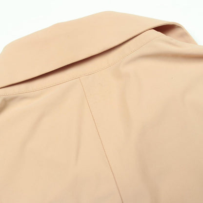 Fendi Blouse FF Letter Ring Logo Embroidery Organza Sleeve Shirt — view 7
