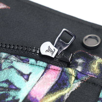 Louis Vuitton 22AW Hnb22w LV Graffiti Embellished Stand Collar Blouson Jacket