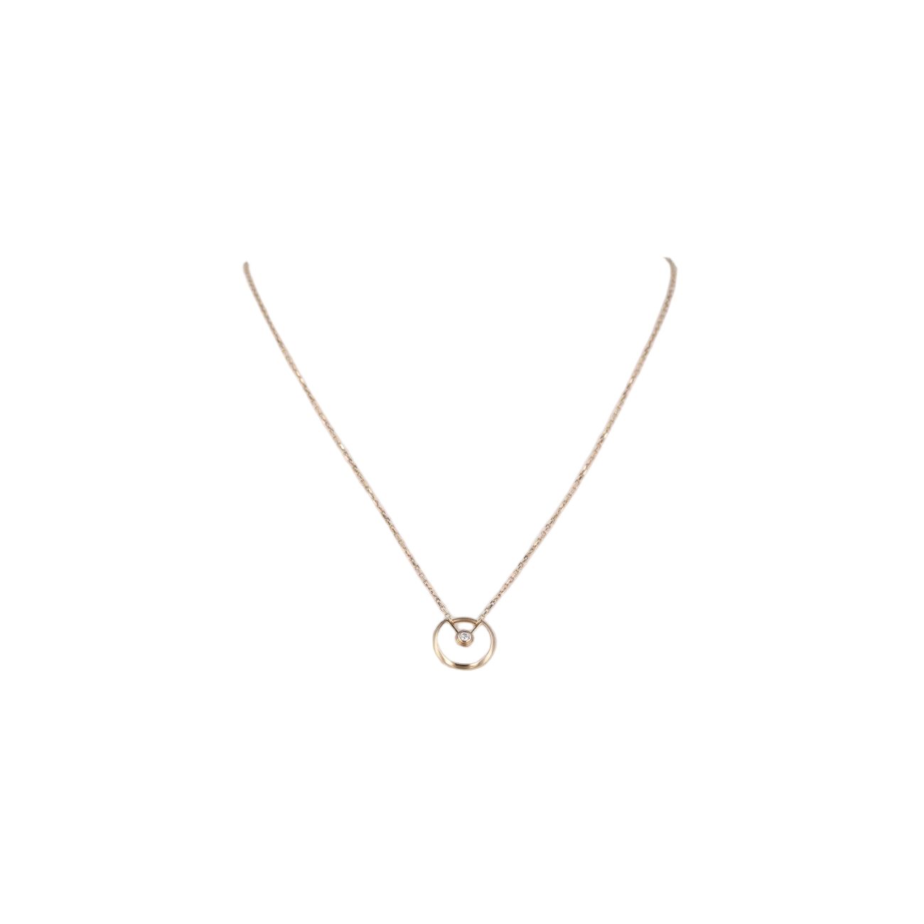Cartier Amulet Gold White Necklace