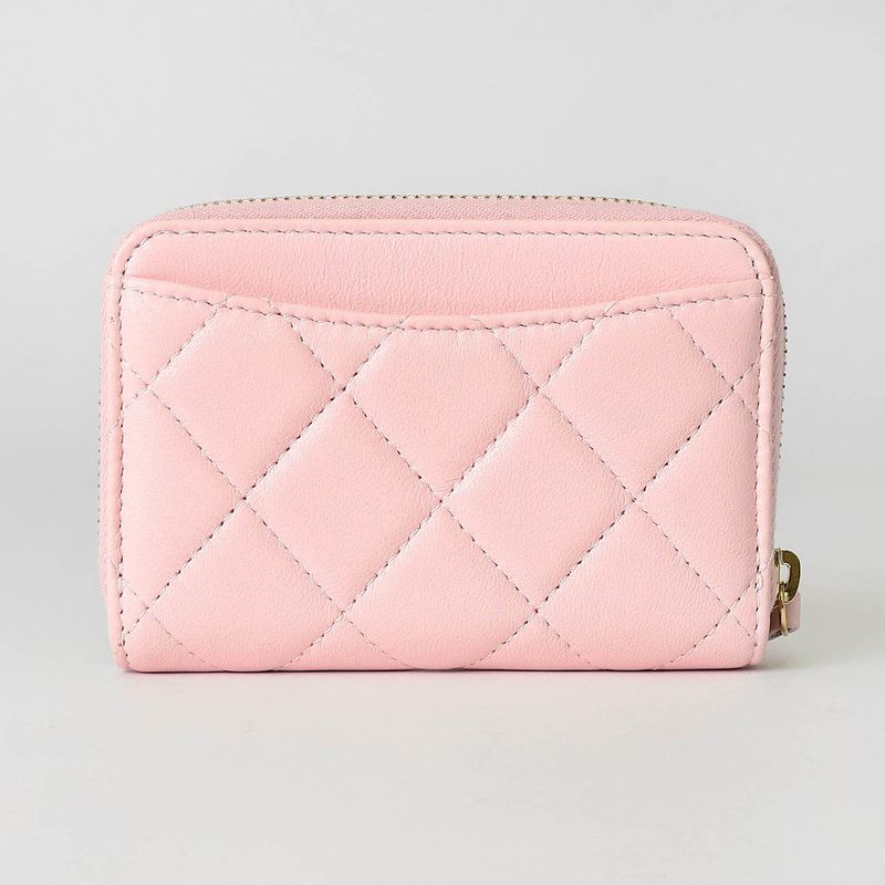 Chanel Coin Case Classic ZIP COIN Purse Pink