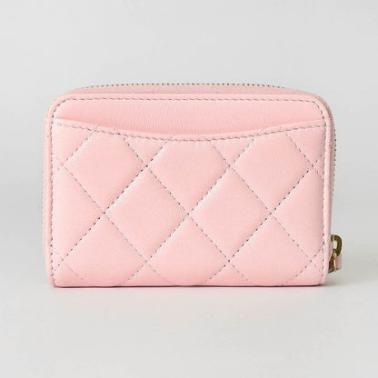 Chanel Coin Case Classic ZIP COIN Purse Pink