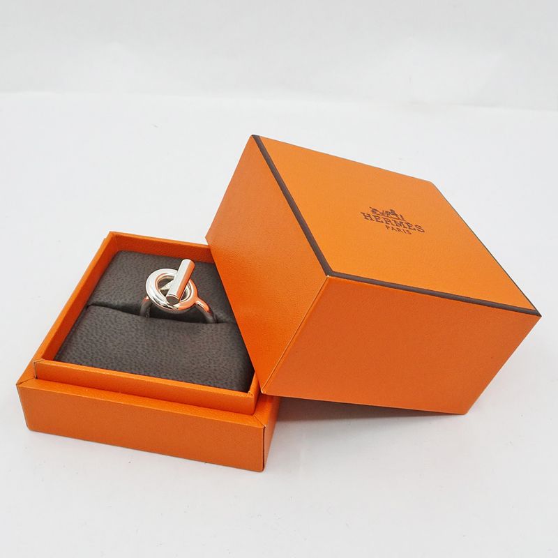 Hermes Echape MM Ring 54 Sv925 Approx 9.6g Accessories - Women's