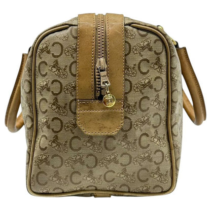 Celine C Macadam Handbag C Macadam Handbag Beige Vintage Old Mini Boston