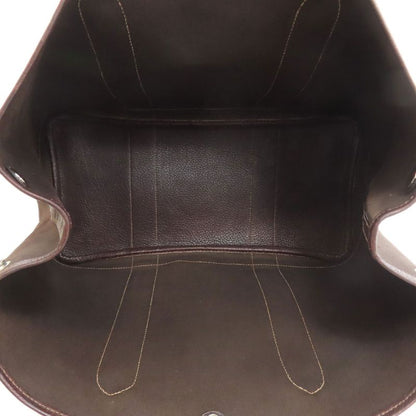 Hermes Garden Party PM Silver Hardware Tote Bag Toile Offiche Women