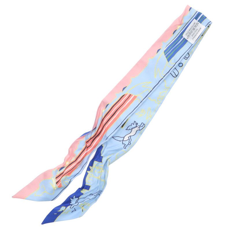 Hermes Twilly All-over Silk Scarf Men's