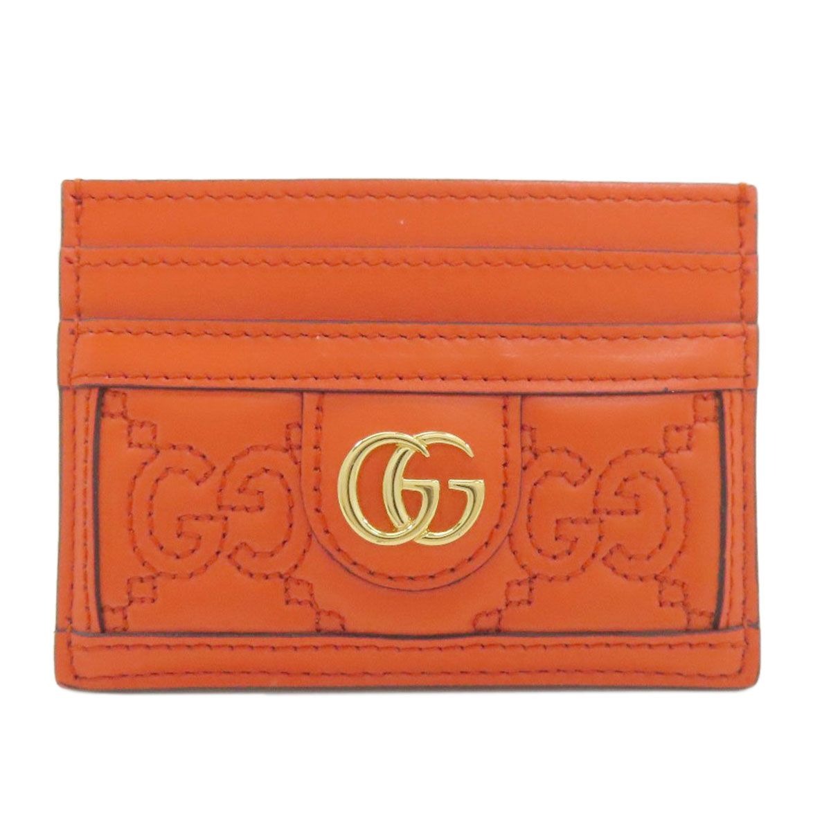 Gucci GG Matelasse Card Case Leather