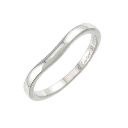Cartier Ballerina Curve 56 Ring 2 Pt Platinum