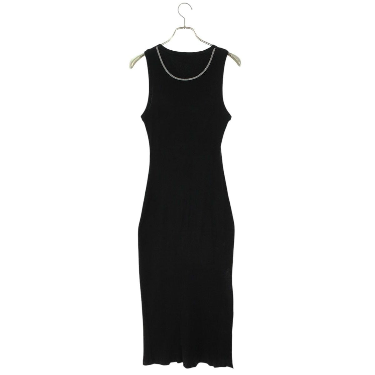 Loewe Anagram Embroidery Side Slit Long Dress L — view 2