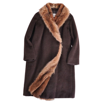 Max Mara Coat White Tag Long Alpaca