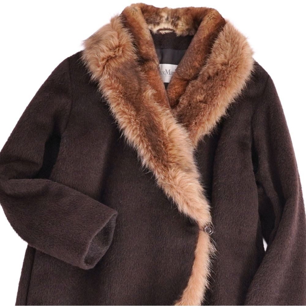 Max Mara Coat White Tag Long Alpaca — view 2