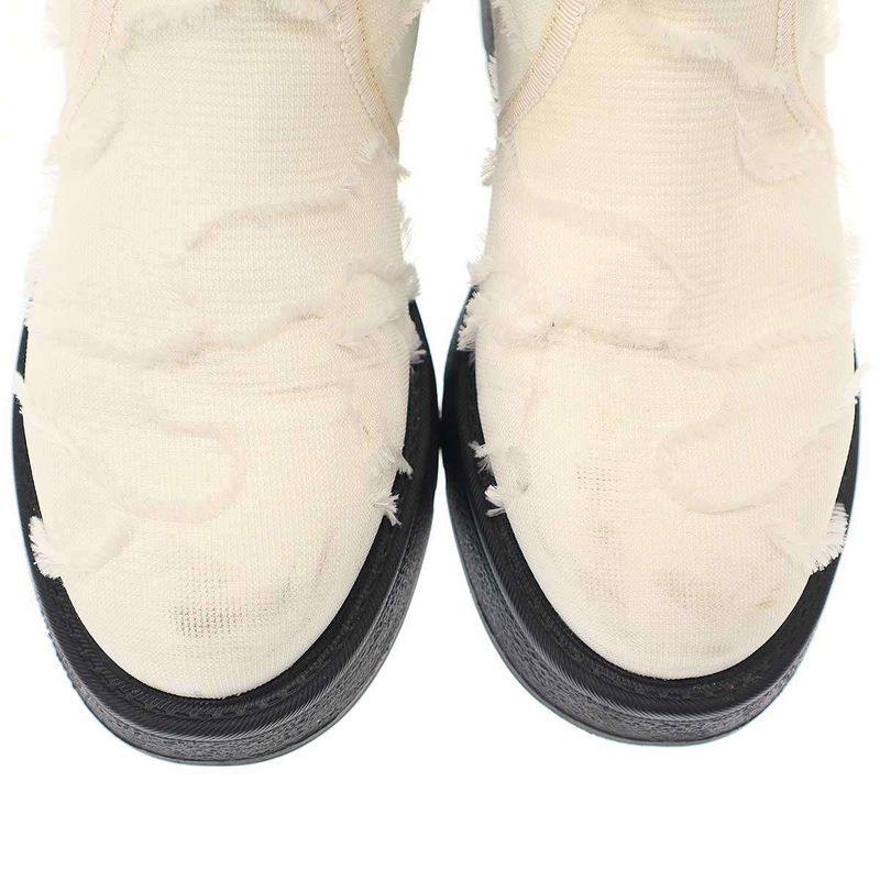 Christian Dior Short Design Boots Sneakers White 41