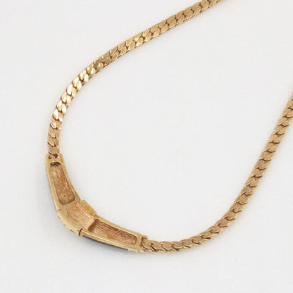 [dior] Christian Dior Earring Set Vintage Gold Plated And Rhinestone Ladies