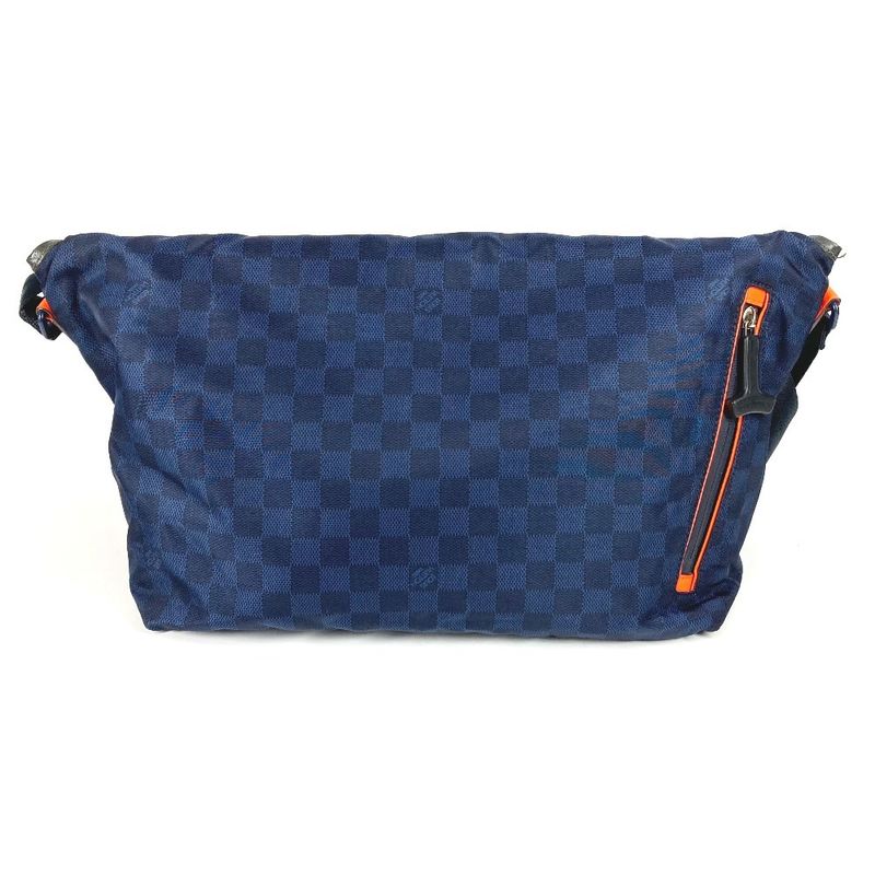 Louis Vuitton Shoulder Bag Challenge Messenger Bag N41240 Leather / Nylon Navy