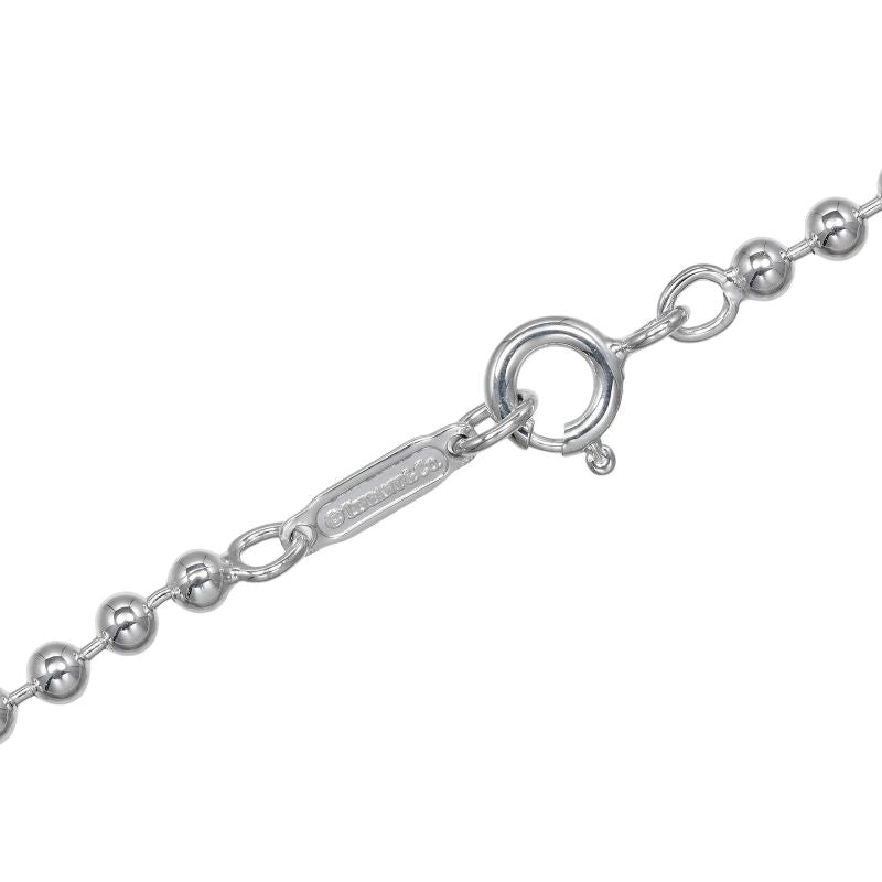 Tiffany & Co Square Studs Silver 925 Ladies 16.7g Necklace