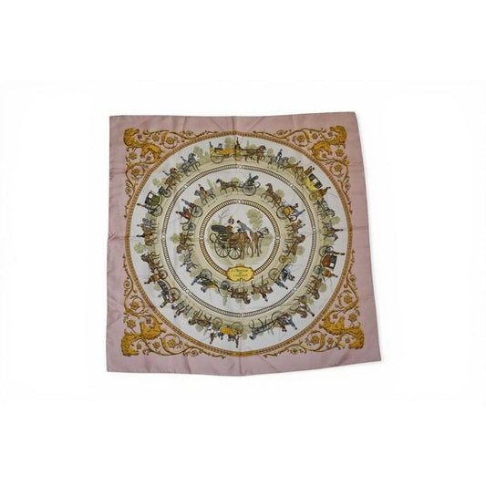 Hermes Scarf Carre 90 Walk to Long Chien la Promenade de Longchamps Silk Light
