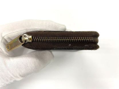 Louis Vuitton Monogram Zippy Coin Purse Zippy Wallet Round Zip Compact Wallet