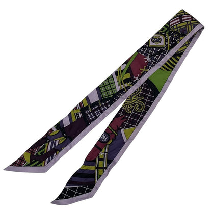 Hermes Twilly Scarf Silk Purple — view 3