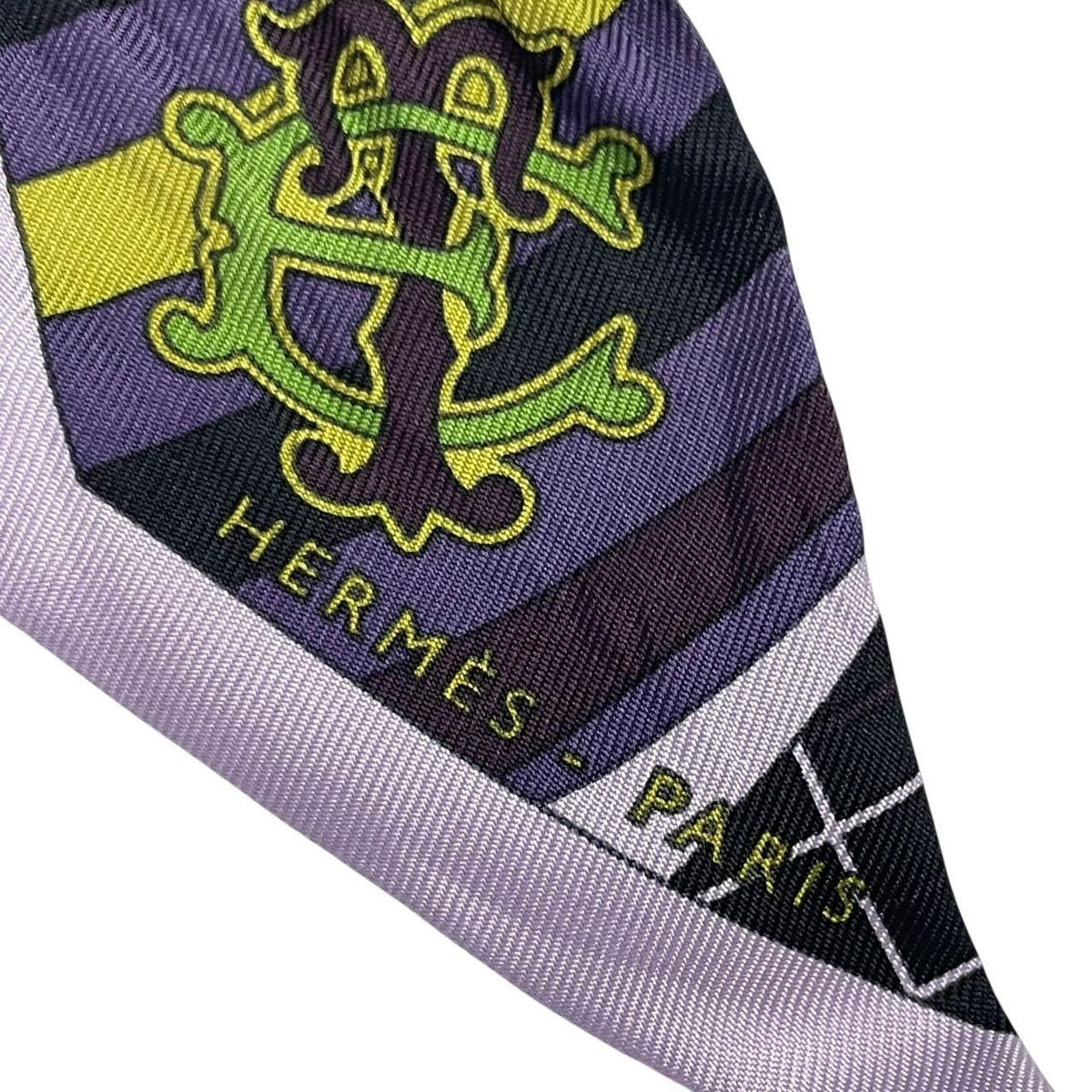 Hermes Twilly Scarf Silk Purple — view 4
