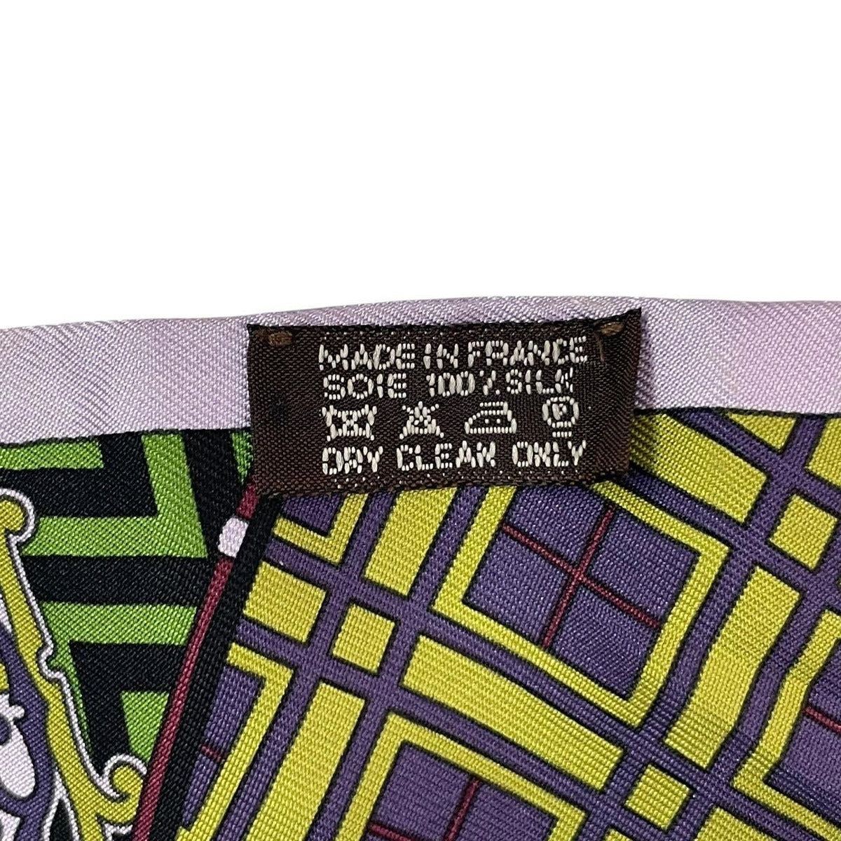 Hermes Twilly Scarf Silk Purple — view 5