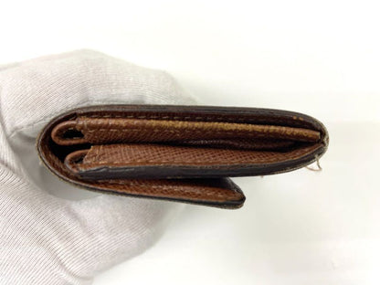 Louis Vuitton Monogram Porte Monet Pla Coin Case M61930 Brown Made In France