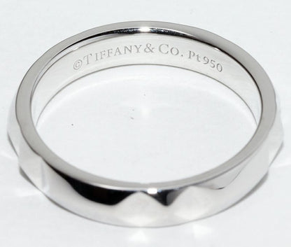 Tiffany & Co Ring Pt950 True Band Ring 4mm (016in) Wide