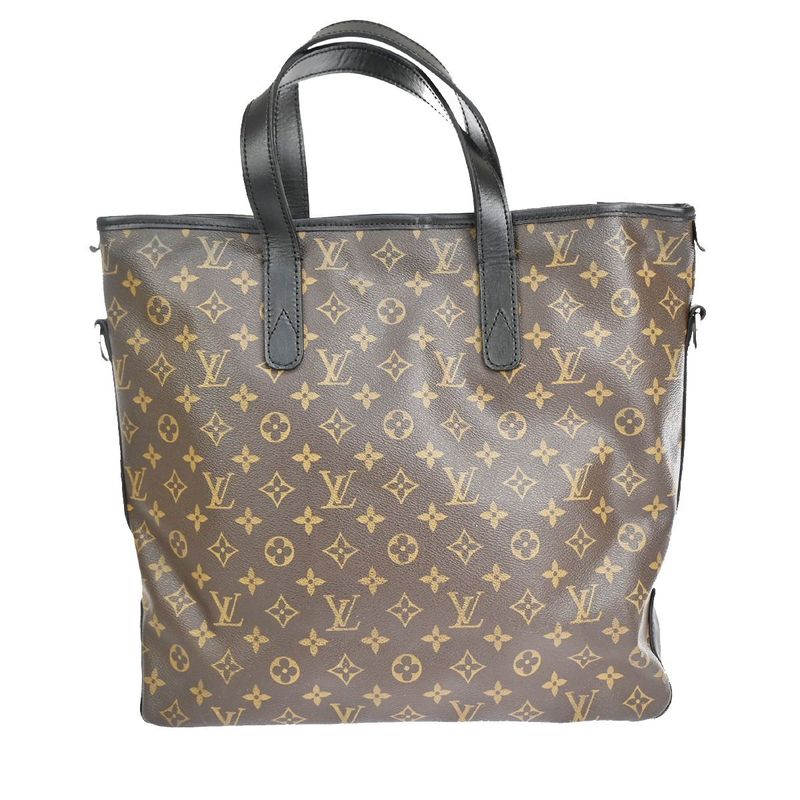 Louis Vuitton Tote Bag Divis Macassar Black Brown Monogram M56708 70fa448