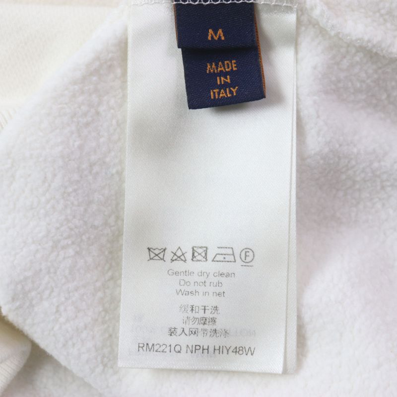  Louis Vuitton 2022 Staples Edition 100% Cotton Logo Plate Hooded